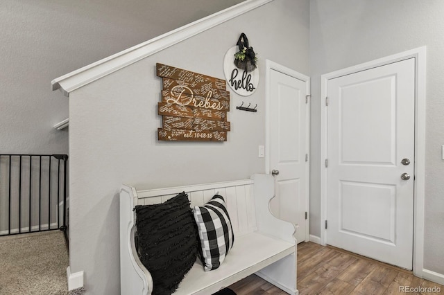 8765 Laurel Mountain Vw, Colorado Springs, CO 80924 - sitting room with wood finished floors