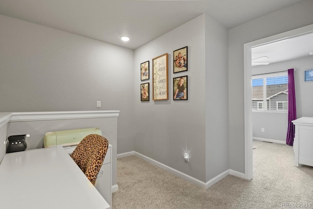 8765 Laurel Mountain Vw, Colorado Springs, CO 80924 - home office with light colored carpet