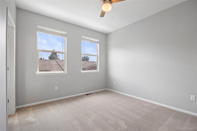 8987 E Otero Pl, Centennial, CO 80112 - carpeted spare room with ceiling fan and baseboards