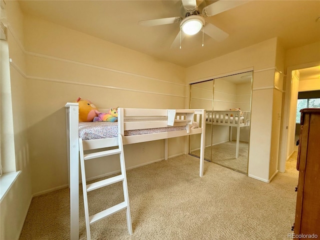 16063 E 106th Ct, Commerce City, CO 80022 - carpeted bedroom featuring a ceiling fan and baseboards