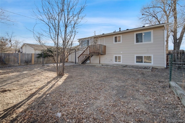 view of rear view of house