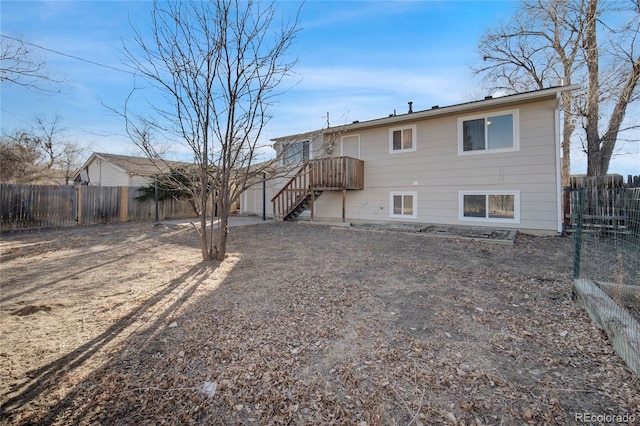 view of rear view of property