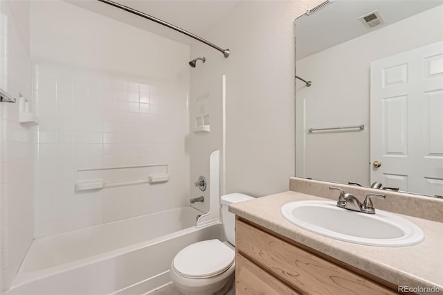 5957 Turnstone Pl, Castle Rock, CO 80104 - full bath with vanity, toilet, and  shower combination