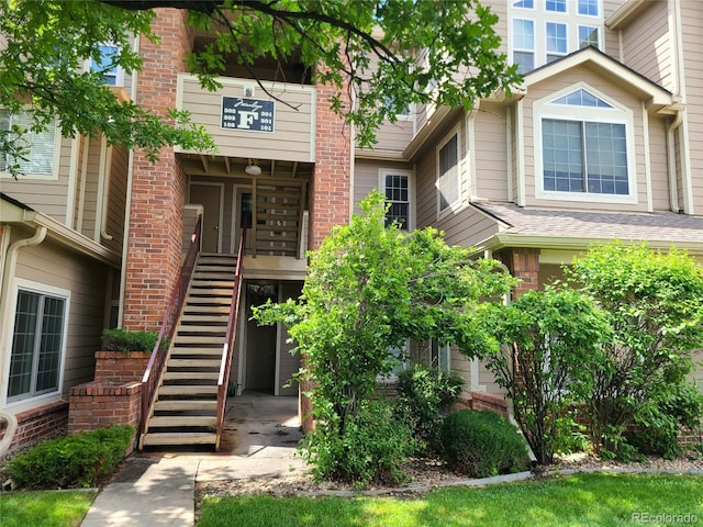 4760 S Wadsworth Unit 301, Littleton, CO 80123 - view of property with stairway