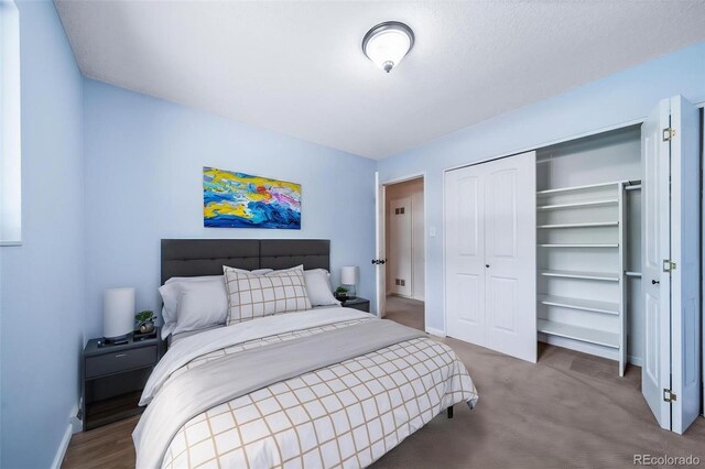 3806 S Yosemite St, Denver, CO 80237 - bedroom with baseboards and a closet