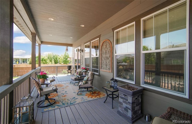 15804 Elizabeth Cir E, Thornton, CO 80602 - view of wooden porch