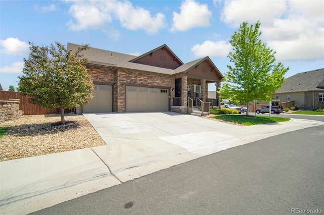 15804 Elizabeth Cir E, Thornton, CO 80602 - craftsman inspired home featuring a garage and driveway