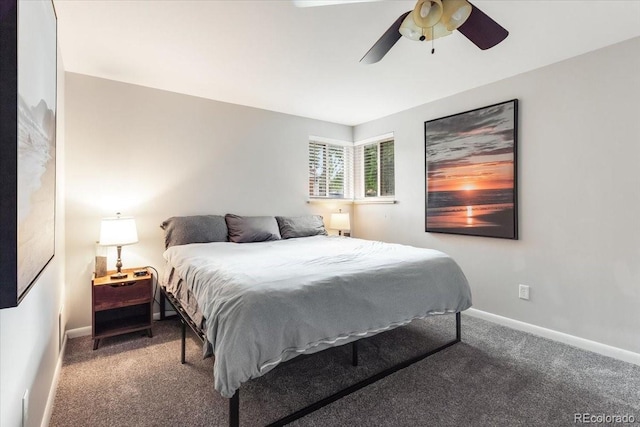 10833 W 61st Ave, Arvada, CO 80004 - carpeted bedroom with baseboards and a ceiling fan