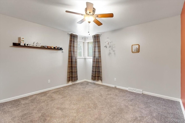 10833 W 61st Ave, Arvada, CO 80004 - carpeted spare room with ceiling fan and baseboards