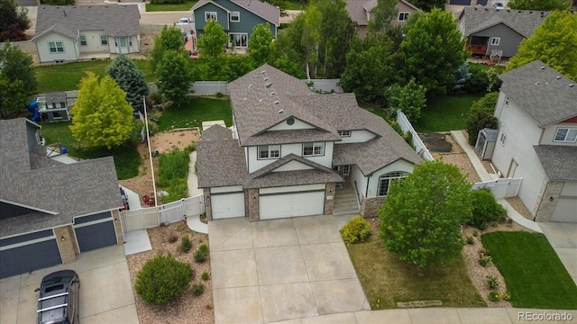 5286 Rustic Ave, Firestone, CO 80504 - aerial perspective of suburban area