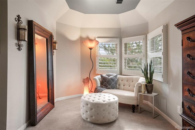 7836 S Fairfax Ct, Centennial, CO 80122 - living area with baseboards and carpet flooring