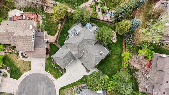 7836 S Fairfax Ct, Centennial, CO 80122 - drone / aerial view