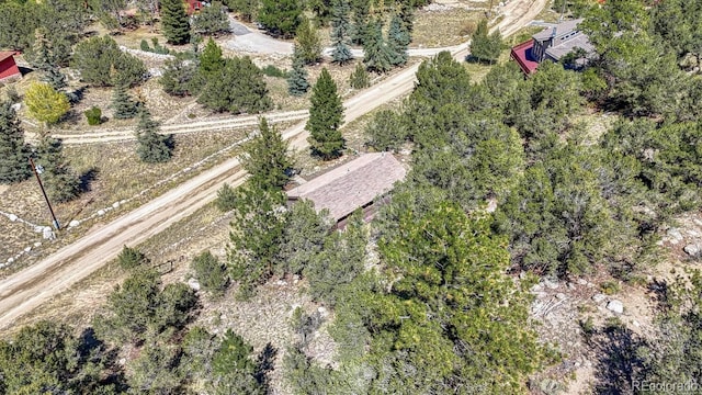 drone / aerial view featuring a rural view