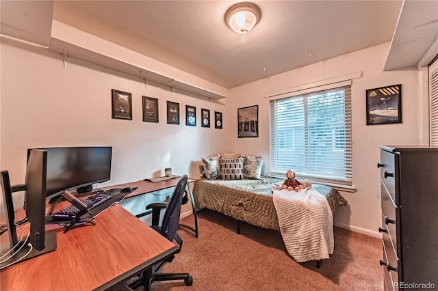 7945 York St Unit 2, Denver, CO 80229 - carpeted bedroom featuring baseboards and an office area