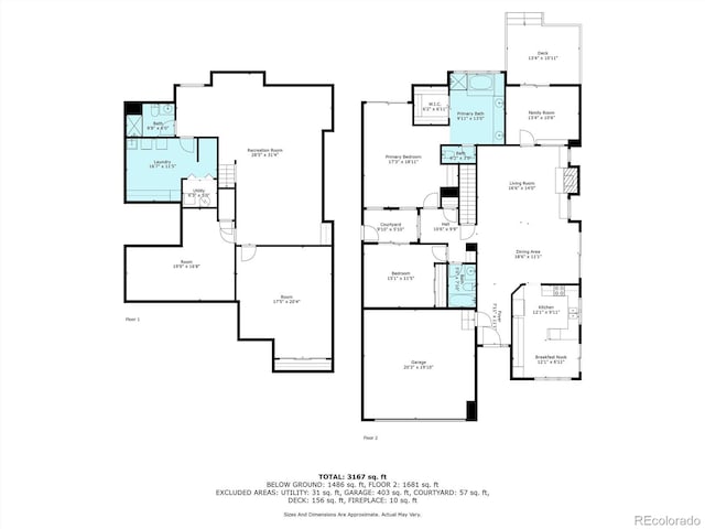 7500 E Dartmouth Ave Unit 16, Denver, CO 80231 - floor plan / room layout