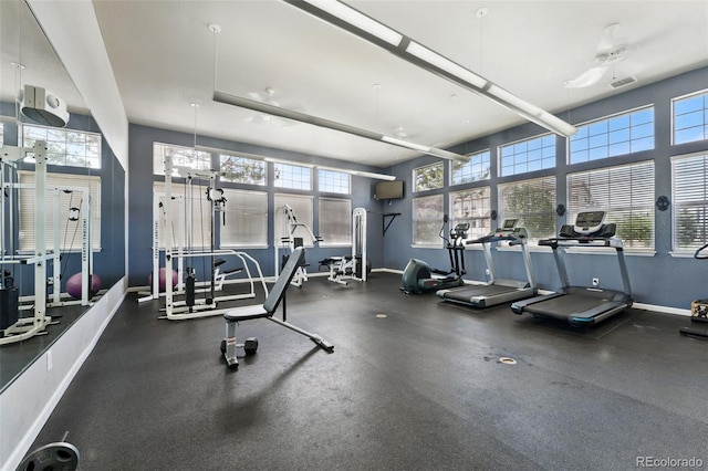 494 Black Feather Loop Unit 108, Castle Rock, CO 80104 - workout area featuring baseboards
