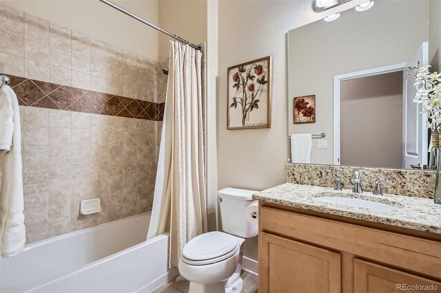 15852 Lavender Pl, Broomfield, CO 80023 - full bath featuring vanity and shower / bath combination with curtain