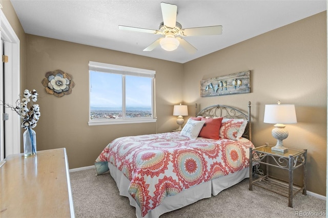 11991 Hazy Hills Dr, Parker, CO 80138 - carpeted bedroom featuring baseboards and ceiling fan