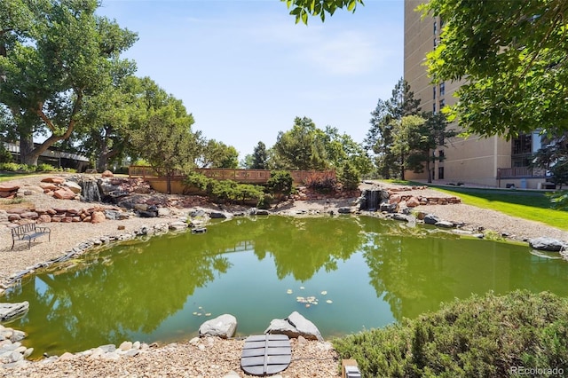 property view of water