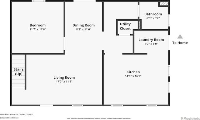 31551 Black Widow Dr, Conifer, CO 80433 - view of room layout