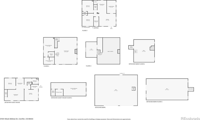 31551 Black Widow Dr, Conifer, CO 80433 - view of home floor plan