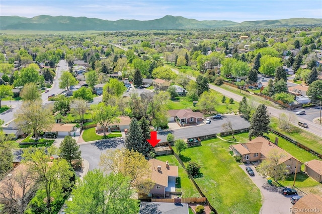 9099 W Harvard Pl, Lakewood, CO 80227 - aerial perspective of suburban area with mountains