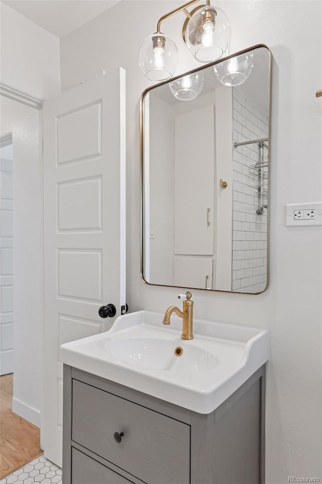 3440 N Harrison St, Denver, CO 80205 - full bath with vanity and a shower