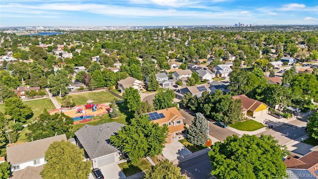 6858 Otis Ct, Arvada, CO 80003 - aerial view of property and surrounding area with nearby suburban area