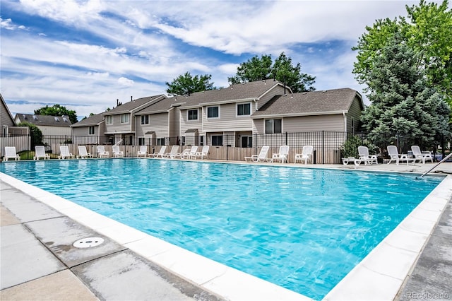 view of pool