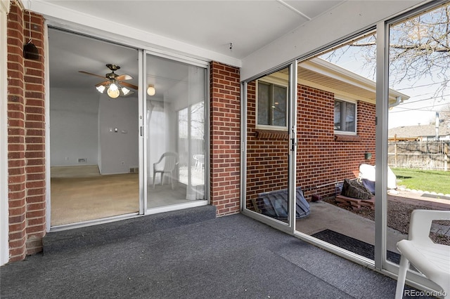 3022 Blackhawk St, Aurora, CO 80011 - sunroom / solarium with a ceiling fan