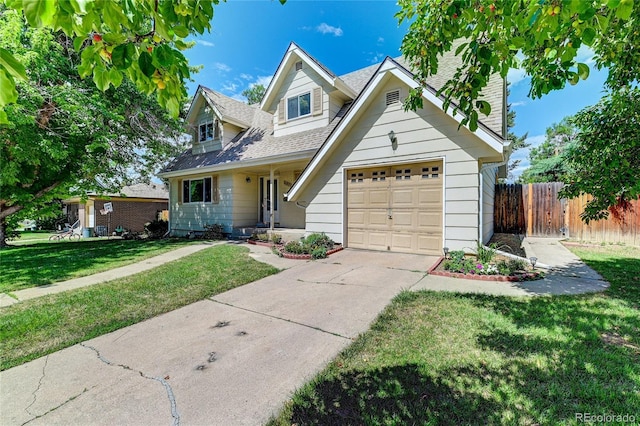 6971 S Valentia St, Centennial, CO 80112 - traditional-style house featuring a garage, concrete driveway, and a shingled roof