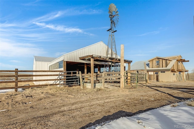 view of outdoor structure