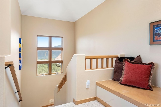 33095 Bergen Mountain Rd, Evergreen, CO 80439 - stairway featuring baseboards