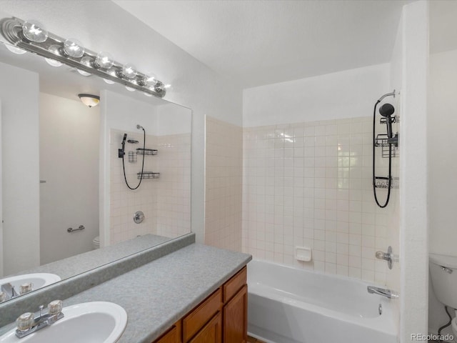 9024 Gale Blvd Unit 3, Thornton, CO 80260 - bathroom with vanity and shower / tub combination