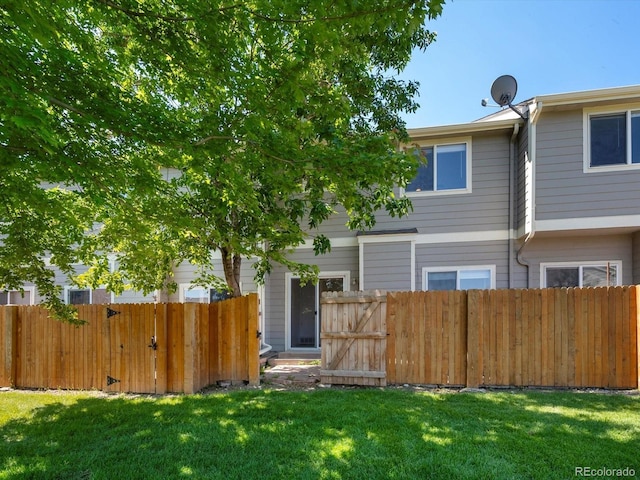 9024 Gale Blvd Unit 3, Thornton, CO 80260 - back of property with a gate