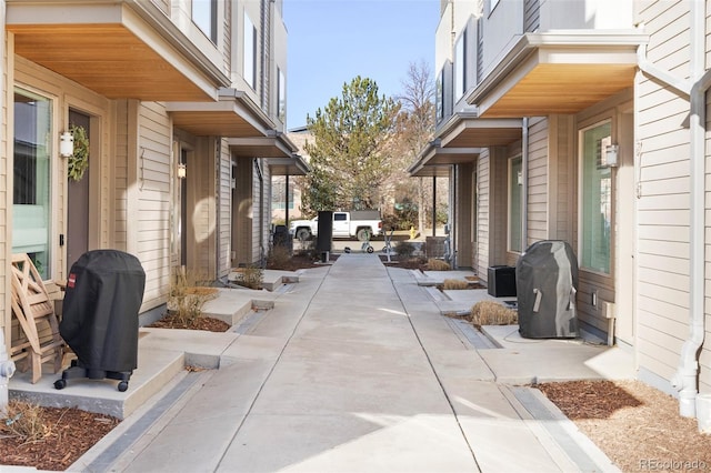 view of patio / terrace featuring grilling area