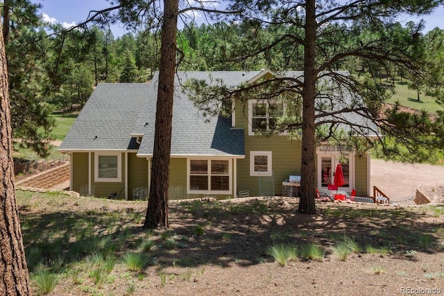 1563 Southpark Rd, Florissant, CO 80816 - view of front of property with a shingled roof