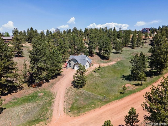 1563 Southpark Rd, Florissant, CO 80816 - aerial view of property and surrounding area