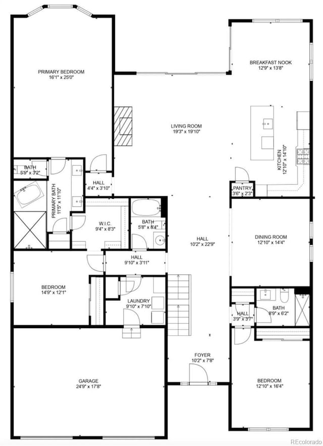 2113 Fountain Cir, Erie, CO 80516 - floor plan / room layout