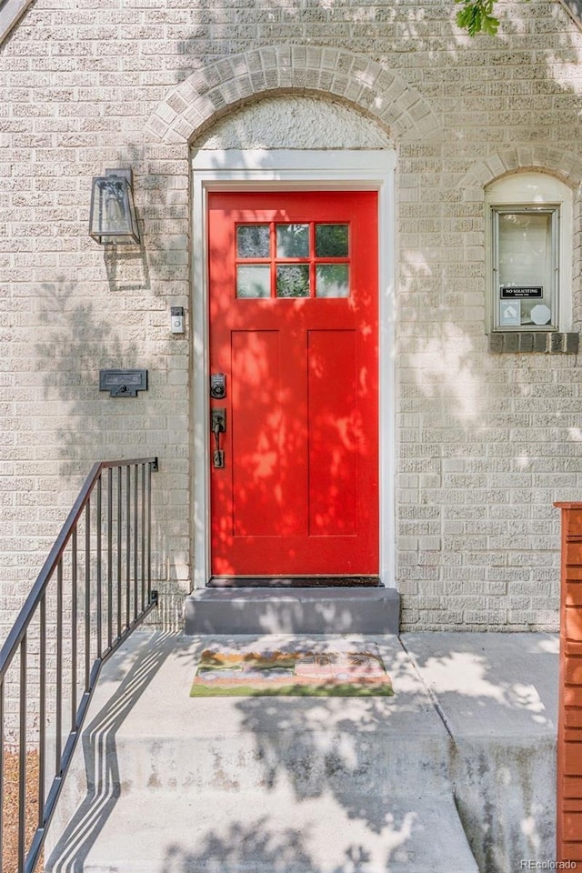 3509 N Monroe St, Denver, CO 80205 - view of exterior entry with brick siding