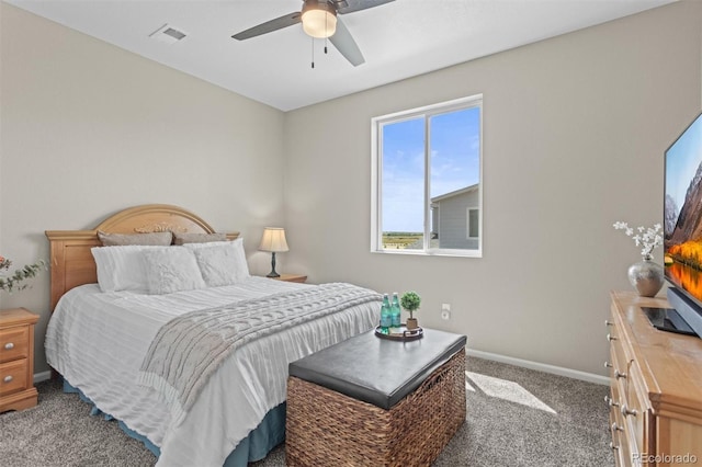 23534 E 5th Pl, Aurora, CO 80018 - carpeted bedroom featuring baseboards and ceiling fan
