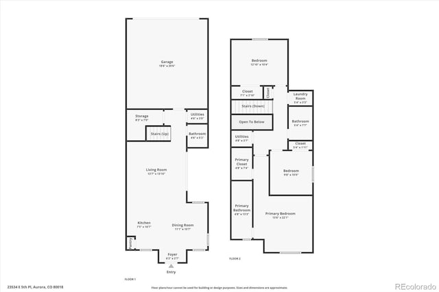 23534 E 5th Pl, Aurora, CO 80018 - view of room layout