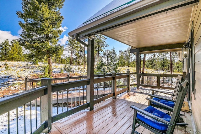 1567 Tapadero Rd, Bailey, CO 80421 - view of wooden terrace