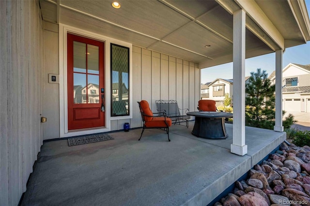 view of patio / terrace featuring a porch