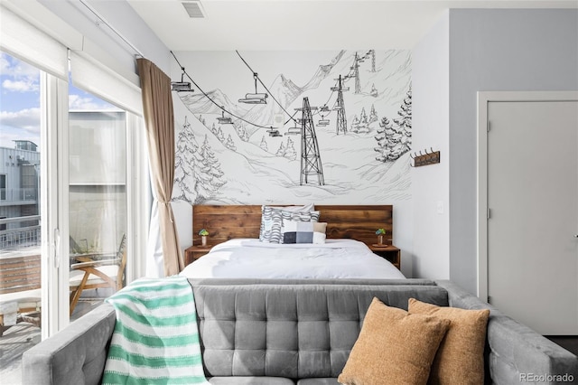 2550 Lawrence St Unit Rb306, Denver, CO 80205 - bedroom featuring access to exterior