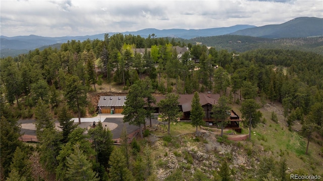 29095 Summit Ranch Dr, Golden, CO 80401 - view of mountain backdrop featuring a forest