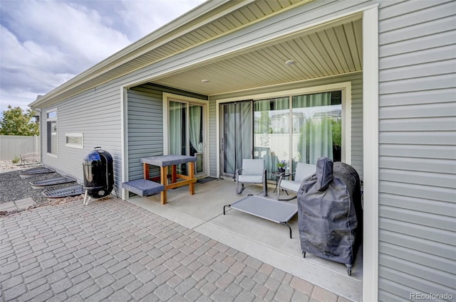 6484 Golden Briar Ln, Colorado Springs, CO 80927 - view of patio / terrace featuring grilling area