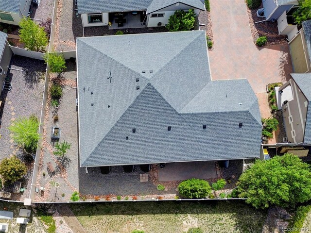 6484 Golden Briar Ln, Colorado Springs, CO 80927 - view from above of property