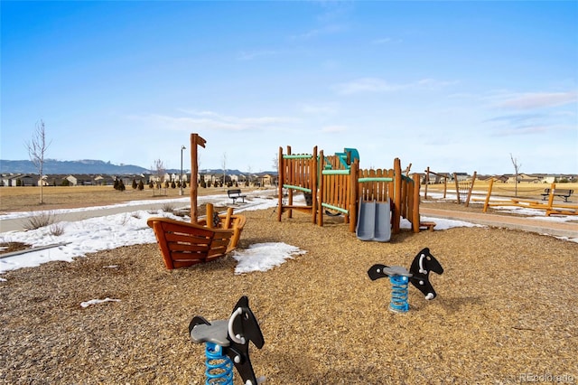 6484 Golden Briar Ln, Colorado Springs, CO 80927 - communal playground with a mountain view