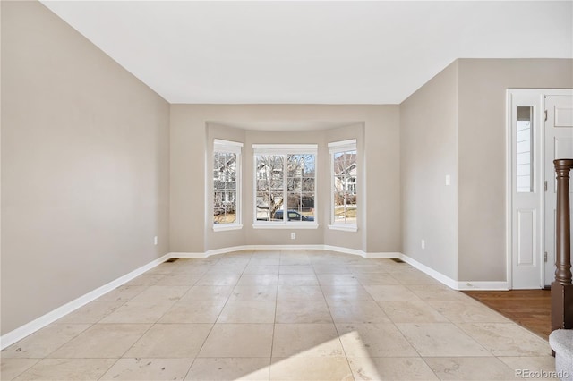 view of tiled empty room